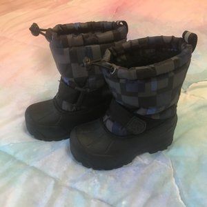 Northside toddler kids snow boots blue black sz7